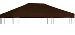 Pavillondach 310 G / M2 3x4 M Braun - Vidaxl