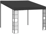 Wand-pavillon 3x3 M Anthrazit Stoff - Vidaxl