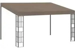 Vidaxl Wand-pavillon 4x3 M Taupe Stoff