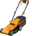 Elektro Rasenm&auml;her 1400w 34cm, Bis 300m2, 6-fache Schnitth&ouml;henverstellung 20-70 Mm,
