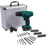 Akkubohrmaschine 12v &ndash; Li-ion &ndash; Inklusive Stabiler Aluminiumkoffer Mit 46