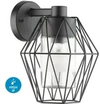 Eglo Au&szlig;en-wandlampe Canove, 1 Flammige Au&szlig;enleuchte, Wandleuchte Aus Stahl, Farbe: