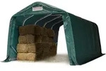 Stabiler Weideunterstand 3,3x6 M Pvc Plane 2300n Weideh&uuml;tte Unterstand Gr&uuml;n