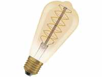 Dimmbare LED-Lampen, Vintage-Edition, 48 Watts Ersatz, E27, ST64-shape, 2200...