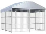 Outdoor-hundezwinger Mit &Uuml;berdachung 300&times;300&times;200 Cm Vidaxl