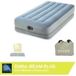 64157 Twin Dura-beam Comfort Airbed Luftbett (l X B X H) 191 X 99 X 36 Cm Blau-grau -
