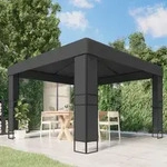Pavillon Mit Doppeldach 3 X 3 M Anthrazit - Vidaxl
