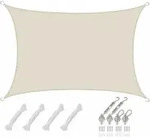 Amanka - 3x4m Sonnensegel Rechteckig Wasserdicht - Sonnenschutz Segel Set Mit