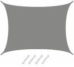 Uv Sonnensegel Wasserdicht 6x5 - Rechteckig - Sonnenschutz Segel Garten Terrasse