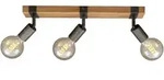 Briloner - Spotleuchte Dreh- Und Schwenkbar 3x E27 Metall-holz Gunmetal