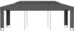Pavillon Mit Doppeldach 3 X 6 M Anthrazit - Vidaxl