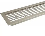 L&uuml;ftungsgitter Lochblech 480 X 81 Mm Edelstahloptik