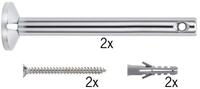 Paulmann - 17824 Niedervolt-seilsystem-komponente Umlenker 2er Set Chrom