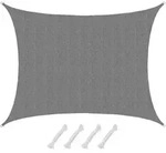 Uv Sonnensegel Wasserdurchl&auml;ssig 7x5 - Rechteckig - Sonnenschutz Garten Terrasse