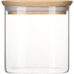 Aufbewahrungsdose Quadrat 0,8 L &ndash; Bambus &ndash; Pebbly