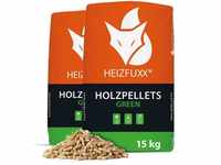 Holzpellets Green 15kg x 2 Sack 30kg - Heizfuxx
