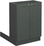 Vicco - K&uuml;cheninsel Fame-line, Gr&uuml;n-gold Landhaus, 60 Cm Ohne Arbeitsplatte