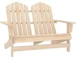 Adirondack-gartenbank 2-sitzer Massivholz Tanne Vidaxl