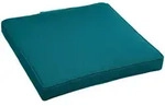 Hesperide - Stuhlkissen Mit Klettverschluss Korai Entenblau - 40 &times; 40 &times; 4 Cm -