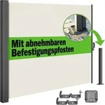 Casaria&reg; Seitenmarkise Nosara 160/180x300 Cm Ausziehbar Blickdicht Wasserabweisend