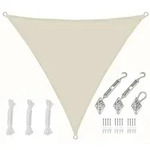 Amanka - 3x3x3 Sonnensegel Dreieckig Wasserdicht - Sonnenschutz Segel Set Mit
