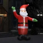 Vidaxl Inflatable Santa Claus With Leds Christmas Decoration Ip44 3 M