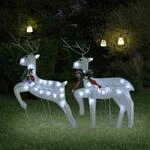 Led-rentiere 2 Stk. Wei&szlig; 40 Leds Vidaxl