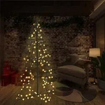 Vidaxl - Weihnachtsbaum In Kegelform 160 Leds Indoor & Outdoor 78x120 Cm