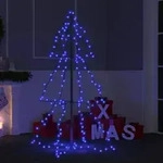 Weihnachtsbaum In Kegelform 160 Leds Indoor & Outdoor 78x120 Cm - Vidaxl