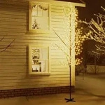 Vidaxl - Led-baum Mit Kirschbl&uuml;ten Warmwei&szlig; 672 Leds 400 Cm