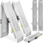 2x Auffahrrampen 400kg Klappbar Laderampe Verzinkter Stahl Rutschfeste Oberfl&auml;che