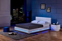 Home Deluxe - Led Bett Asteroid Farbe: Wei&szlig;, Gr&ouml;&szlig;e: 140 X 200 Cm Bett Mit Matratze