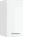 Vicco - K&uuml;chenoberschrank R-line, Wei&szlig; Hochglanz, 30 Cm