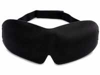 Augenmaske in schwarz – Ergonomisch Vorgeformte Unisex Schlafmaske für...