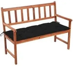 Vidaxl Garden Bench With Cushion 120 Cm Solid Acacia Wood (41448+314951)