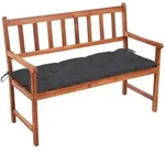 Vidaxl Garden Bench With Cushion 120 Cm Solid Acacia Wood (41448+314944)