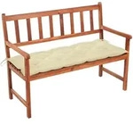 Vidaxl Garden Bench With Cushion 120 Cm Solid Acacia Wood (41448+314946)