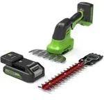 Greenworks - 2-in-1 Gras- Und Strauchschere 24v 2,0ah Akku - Ladeger&auml;t -...