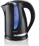 Blackness - Elektrischer Wasserkocher 1,7 Liter, 2200w, 360&deg; Drehbarer Sockel,