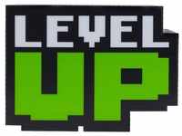 Paladone - Level Up Lampe mit Sound, Retro Style Gaming grün/schwarz, 100 %