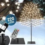 Kirschbl&uuml;tenbaum Led Mit Fernbedienung Timer Dimmer Innen Au&szlig;en K&uuml;nstlich Gro&szlig;
