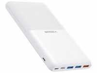Power Bank S22 - 20 000mAh lcd Quick Charge pd 20W Micro-USB, usb-c und 3x usb...