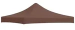 Partyzelt-dach 3x3 M Braun 270 G/m2 Vidaxl