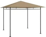 Pavillon 3x3x2,7 M Taupe 180 G/m2 Vidaxl