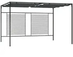 Vidaxl Gazebo With Retractable Roof 4x3x2,3 M Anthracite 180 G/m2