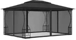 Pavillon Mit Netz 300x400x265 Cm Anthrazit - Vidaxl