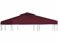 Bonnevie - Pavillon-Dachplane mit Kaminabzug 310 g/m² 3x3 m Weinrot...
