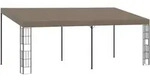 Wand-pavillon 6x3 M Taupe Stoff Vidaxl