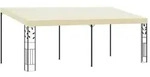 Wand-pavillon 6x3x2,5 M Cremewei&szlig; - Vidaxl