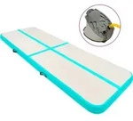 Vidaxl Inflatable Gymnastics Mat With Pump 500x100x20 Cm Pvc Green